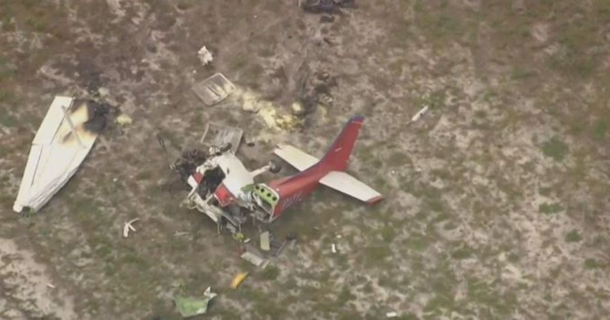 Two dead as a small plane crashes at southern Florida…