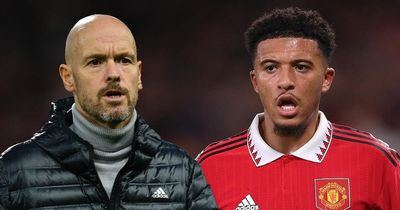 Erik ten Hag makes his feelings on Jadon Sancho clear after "borrowed time" warning