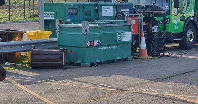 Cardiff Council has been using diesel generators to charge electric bin lorries