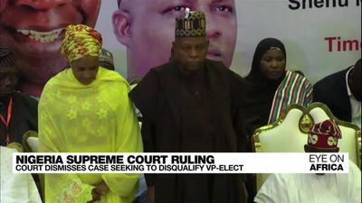 Nigeria's Supreme Court dismisses case to disqualify Vice-President elect