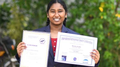 Telugu girl set for a big stride towards her dream space odyssey