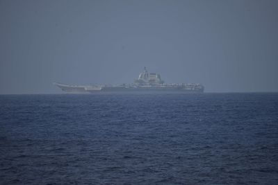 Taiwan reports Chinese aircraft carrier sailed through strait