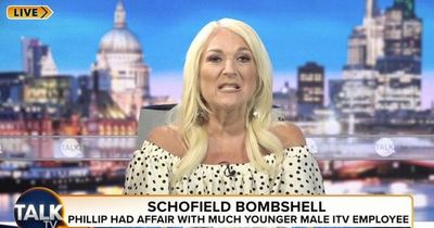 Vanessa Feltz awkwardly reacts to Phillip Schofield news live on air