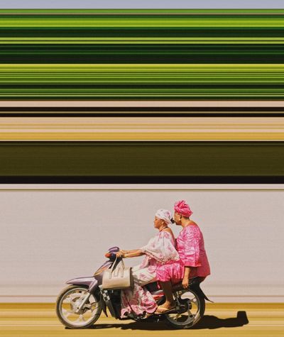 ‘I’d never seen a woman riding a motorcycle in a dress’: Girma Berta’s best phone picture