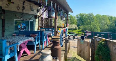 The cute little farm shop with epic breakfast, free play barn and stunning views