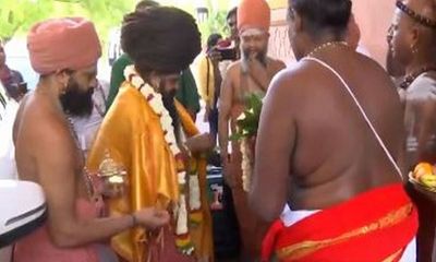 Dharmapuram, Thiruvavaduthurai Adheenams arrive in Delhi for new Parliament building inauguration