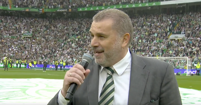Ange Postecoglou's Celtic title speech in full as he makes cheeky Michael Beale Rangers 'lucky' jibe