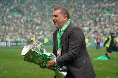 Ange Postecoglou fires cheeky dig at Rangers boss Michael Beale after lifting title