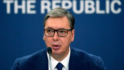 Serbian President Aleksandar Vucic steps down as SNS party leader, will stay on as head of state