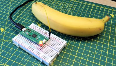 How to Use a Banana as Touch Input for Raspberry Pi Pico