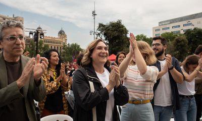 ‘They say I should clean floors’: Barcelona’s working-class, leftwing mayor Ada Colau fights for third term