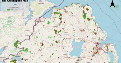 The Earth's Corr: New greenspace map shows just how much of Norther Ireland is off-limits to the public