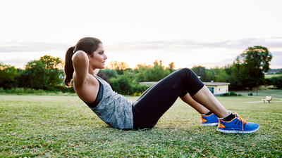 I did 100 crunches a day for a week and the results were wild