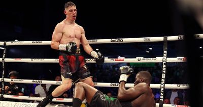 Chris Billam-Smith drops Lawrence Okolie three times en-route to scrappy title win