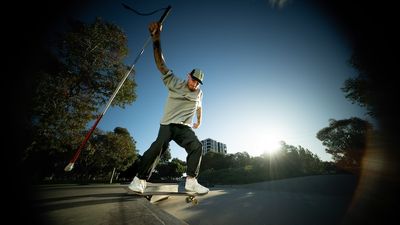 Blind skateboarder Richard Moore overcomes life's obstacles one trick at a time