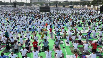 Yoga Mahotsav in Hyderabad sees huge footfall