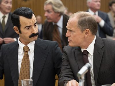 Woody Harrelson and Justin Theroux on new Watergate series White House Plumbers: ‘It’s absurd and ridiculous’
