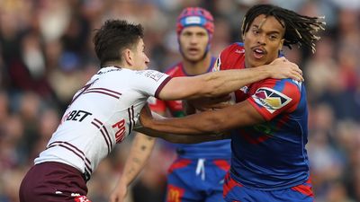 Newcastle Knights prevail 28-18 against Manly Sea Eagles to stay in touch with NRL top eight