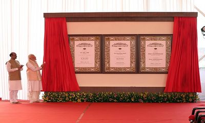 PM Modi unveils plaque; dedicates new Parliament building to nation