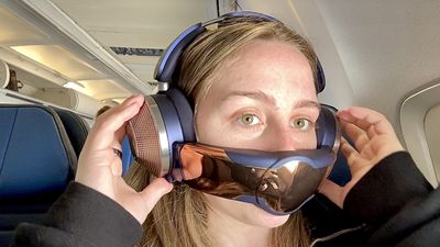 I wore the Dyson Zone headphones on a long flight — it was pretty much a disaster