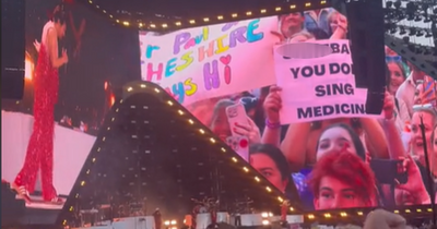 Harry Styles in stitches at Edinburgh fan's bold sign demanding her favourite song