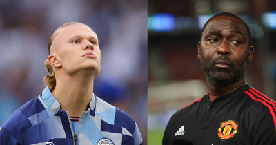 'I couldn't give a f***' - Manchester United great Andy Cole reacts to Erling Haaland breaking his record