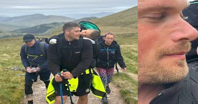 Heroic dad carries blind son, 10, up Ben Nevis to raise cash for charity