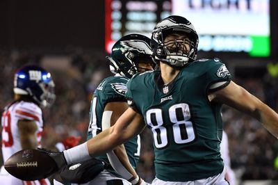 Where did Eagles’ Dallas Goedert land in a PFF ranking of the top 15 tight ends ahead of the 2023 NFL season