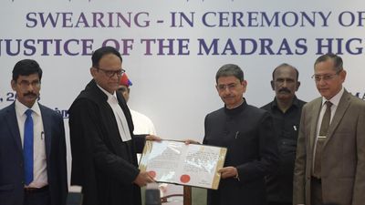 Sanjay Vijaykumar Gangapurwala sworn-in as Chief Justice of Madras High Court