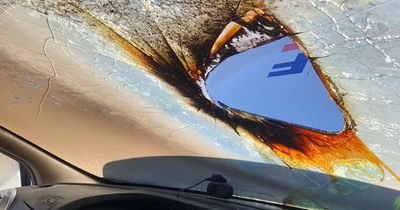 Warning to not leave sunglasses in the car - as this could happen
