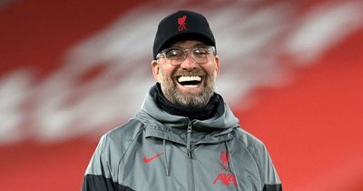 Jurgen Klopp in hysterics as Liverpool boss learns meaning of 'booby prize' after Champions League agony