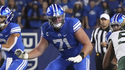 Colts rookie Blake Freeland gets starting reps with Braden Smith injured