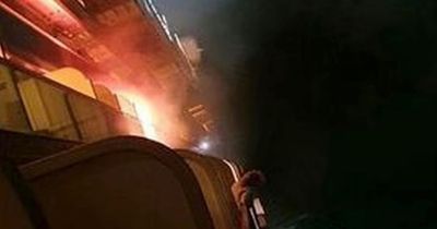 Terror on cruise ship as fire breaks out forcing passengers to evacuate