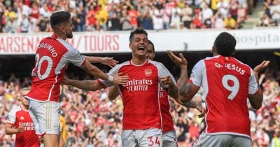 What Arsenal players did to Granit Xhaka after his goals as exit message sent in transfer hint