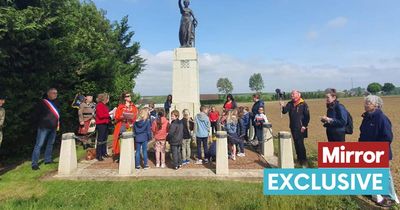 French kids pay tribute to thousands of Brit soldiers killed during Battle of the Somme