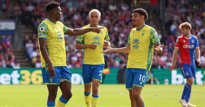 Taiwo Awoniyi challenge set after Nottingham Forest landmark hit against Crystal Palace