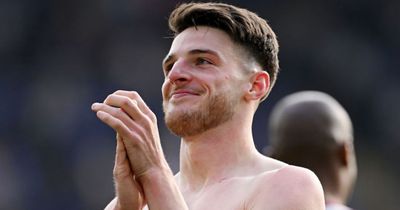 What West Ham supporters sang at Leicester City as Declan Rice sent clear transfer message