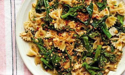 Recipe for broccoli and anchovy farfalle by Georgia Levy