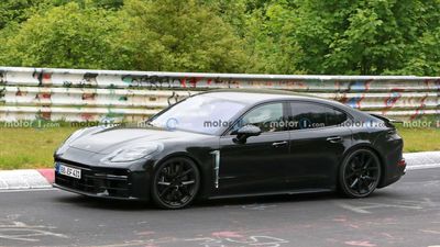 2024 Porsche Panamera Spotted Working Out At The ‘Ring Gym