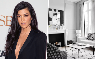 Kourtney Kardashian's white living room hides sentimental, charming stories we never expected