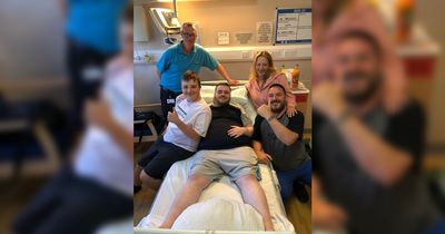 Kind actions of stranger bring smile to face of family as son rushed to surgery after 'screaming in pain'