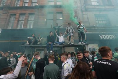 Glasgow City Council expresses 'concern' after Celtic fans hold title party