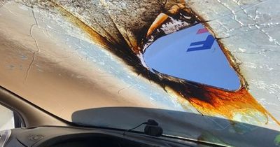 Shocking image shows why not to leave sunglasses in the car on hot days