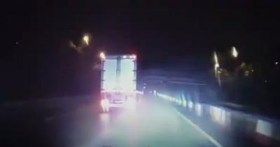 'Dangerous runaway' lorry driver fails to stop in dramatic A1 police chase