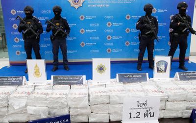 Large ice haul likely bound for Australia seized in Thailand