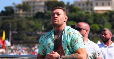 Conor McGregor fans concerned for star after antics at Monaco Grand Prix