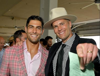 No, Tom Brady isn’t unretiring to take over for the healing Jimmy Garoppolo (right? RIGHT?)