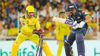 WATCH: MS Dhoni's lightning glovework gets rid of rampaging Shubman Gill