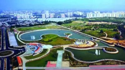 New running track at Lucknow's Janeshwar Mishra Park