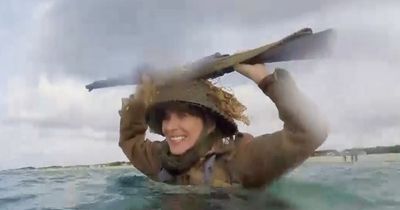 Tearful Vicky McClure recreates hero grandad's D-Day 'hell' where he watched pals die